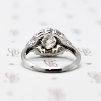 Exceptional 1930s Diamond & Platinum Engagement Ring