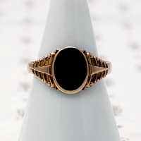 Vintage 9ct Gold Signet Ring