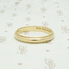 Vintage Men's Milgrain Edged Gold Wedding Band