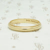 Vintage Men's Milgrain Edged Gold Wedding Band