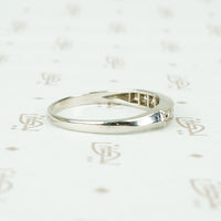 Vintage Palladium Diamond Band