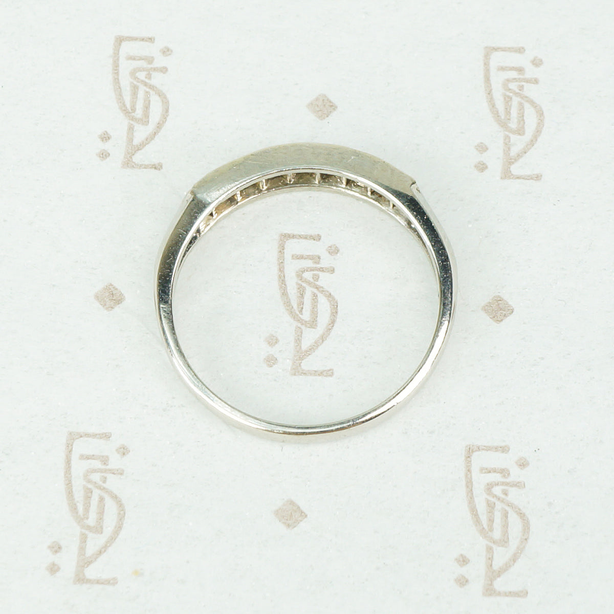 Vintage Palladium Diamond Band