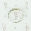 The 1930's White gold Double Row Diamond Band