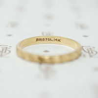 NOS 1940s 14k Gold Wedding Band