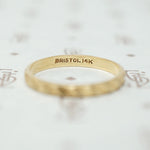 NOS 1940s 14k Gold Wedding Band