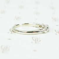 Vintage Triple Baguette Diamond Band