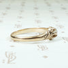 Belcher with a Twist Victorian Diamond Solitaire