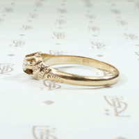 Belcher with a Twist Victorian Diamond Solitaire
