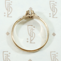 Belcher with a Twist Victorian Diamond Solitaire