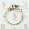 Crisp NOS Two Tone Diamond Wedding Band