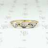 Sweet 1930s NOS Bow Wedding Band
