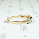 Sweet 1930s NOS Bow Wedding Band
