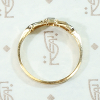 Sweet 1930s NOS Bow Wedding Band