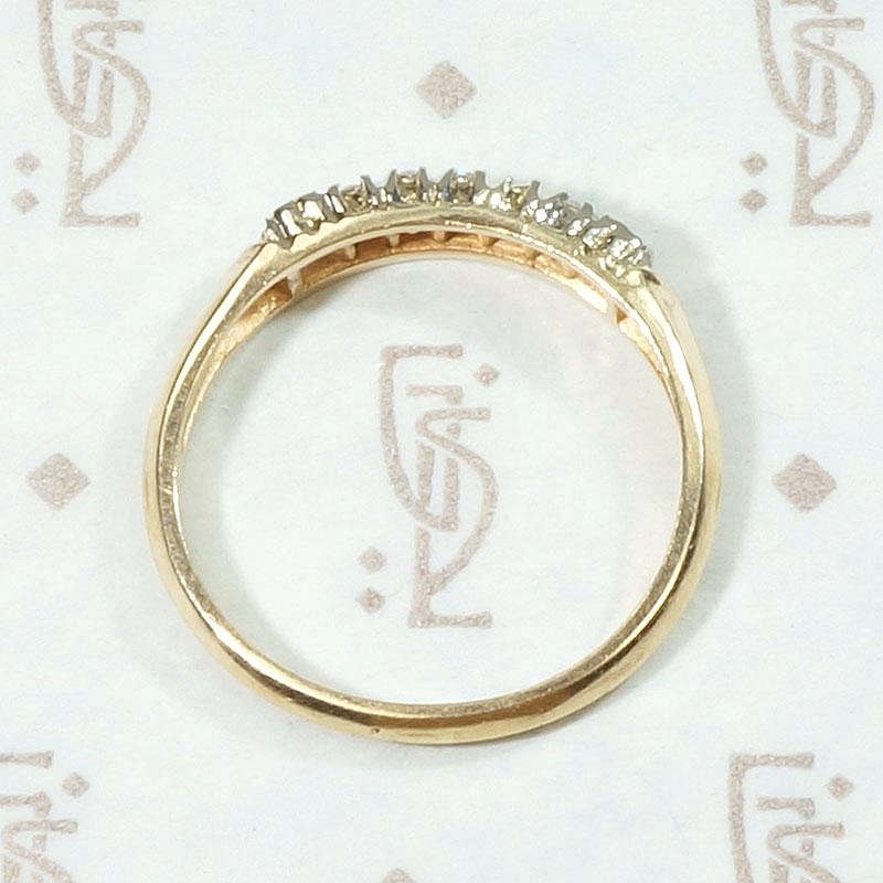 Sweet & Subtle Diamond Band with Forget Me Nots