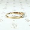 World War II Era Gold & Palladium Diamond Wedding Band