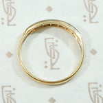 World War II Era Gold & Palladium Diamond Wedding Band