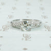Timeless 1940's Platinum Diamond Engagement Ring