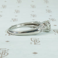 Timeless 1940's Platinum Diamond Engagement Ring