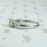 Timeless 1940's Platinum Diamond Engagement Ring