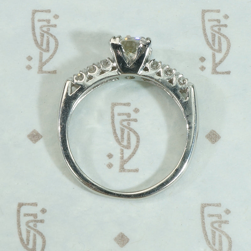 Timeless 1940's Platinum Diamond Engagement Ring
