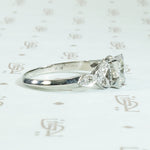 Perfect Beauty Vintage Platinum OEC Engagement Ring