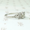 Dreamy Deco Diamond Ring with Openwork Detail