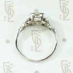 Dreamy Deco Diamond Ring with Openwork Detail