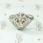 Exquisite Edwardian Engagement Ring with 1.09ct Diamond