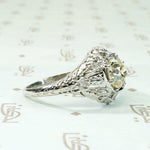 Exquisite Edwardian Engagement Ring with 1.09ct Diamond