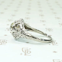 Exquisite Edwardian Engagement Ring with 1.09ct Diamond
