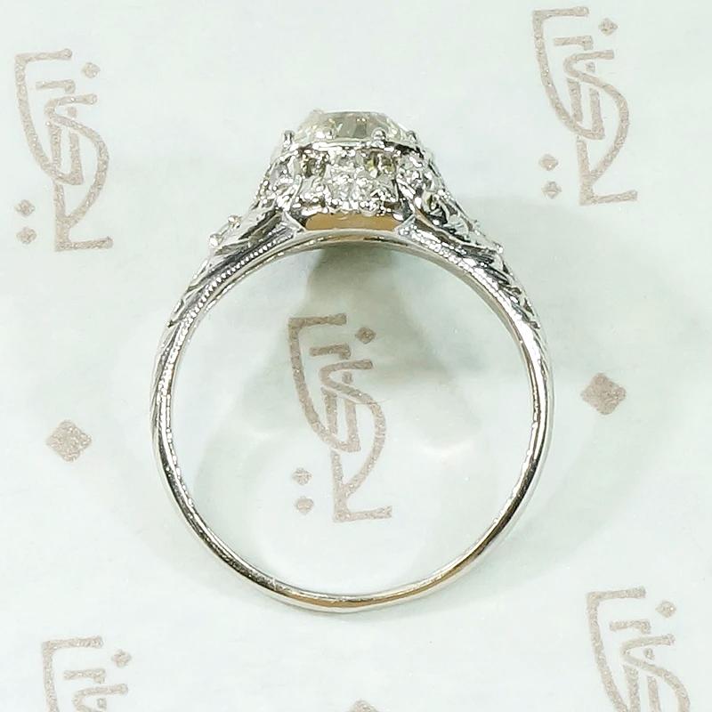 Exquisite Edwardian Engagement Ring with 1.09ct Diamond