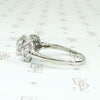 Brilliant 1.02ct Diamond Deco Engagement Ring