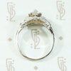 Brilliant 1.02ct Diamond Deco Engagement Ring