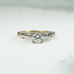 Sparkling 1940's Diamond Solitaire