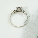 Vintage 1930's White Gold Diamond Ring