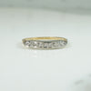 Twinkling 1940's 2-tone Gold and Diamond Band