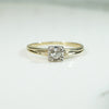 Gold and Palladium OMC Diamond Solitaire