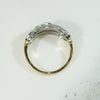 Vintage 1940's Diamond Wide Band Ring