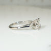 Extra Fabulous Platinum Diamond 1950's Engagement Ring