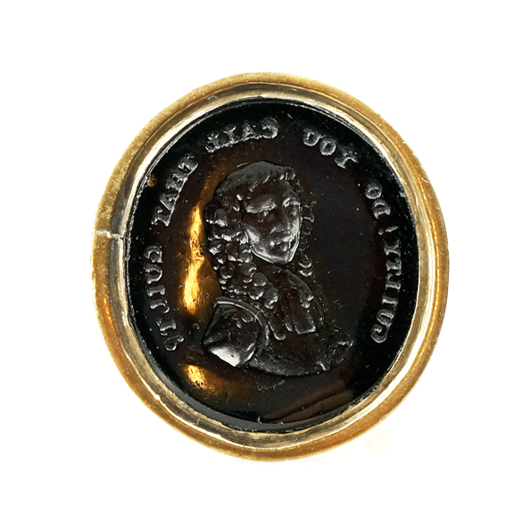 Antique Tassie Intaglio Ring with a Judge Guilty! You call that Guilty?