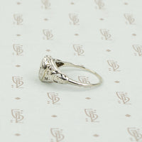 Art Deco Diamond Navette Ring