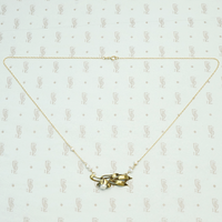 Art Nouveau Gold & Pearl Necklace by brunet