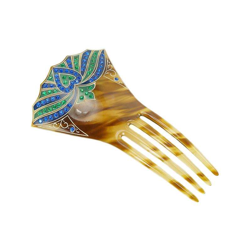 Beautiful Deco Rhinestone encrusted Hair Comb
