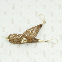 Victorian Woven Hair Torpedo Earrings