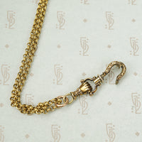 The Fancy Hand Gold Swivel Necklace