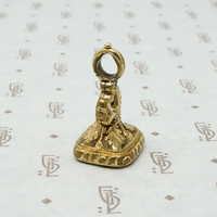 Antique Chalcedony Axe Fob Seal
