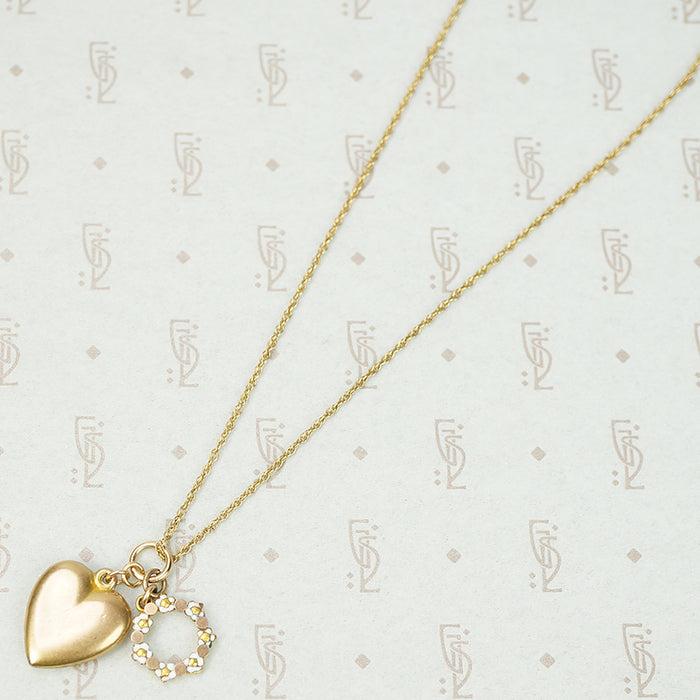 The Daisy Chained Heart Necklace