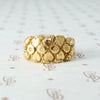 Edwardian Hearts and Daisies Keeper Ring