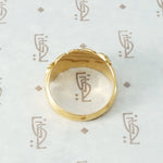Edwardian Hearts and Daisies Keeper Ring