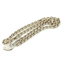 Sterling Silver Heavy Heart Necklace from The Bits & Pieces Collection